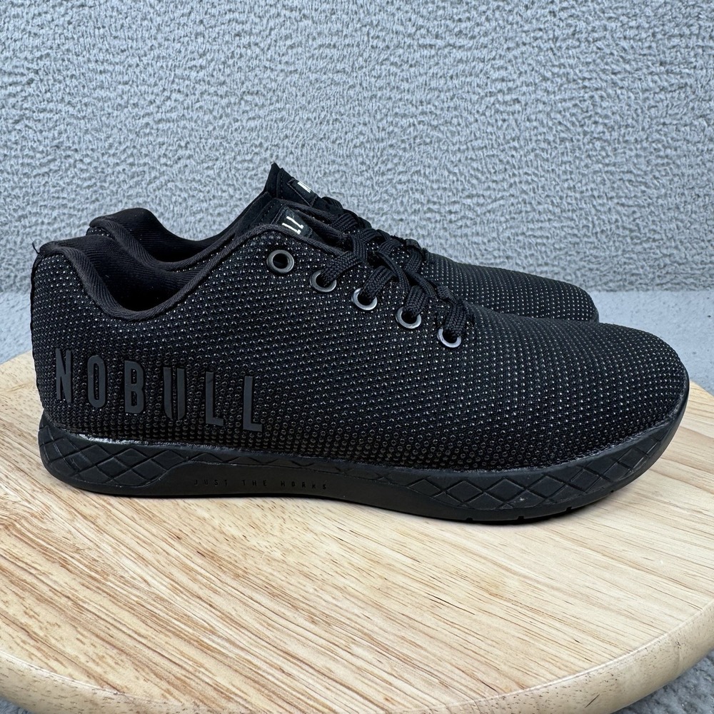 Nobull Outwork Superfabric Trainer W 8.5 M 7 Black Workout Gym Sneakers Shoes